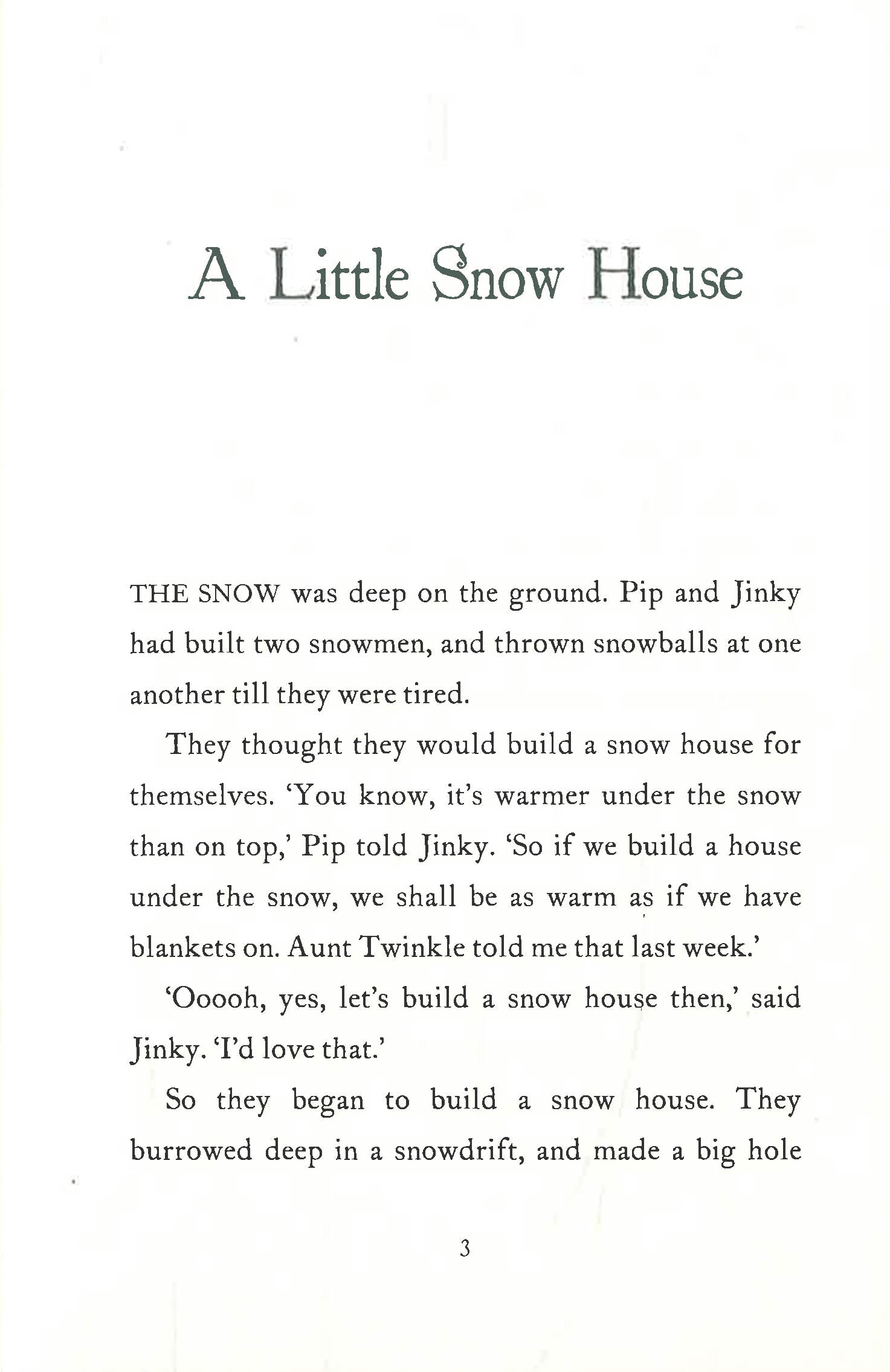 Winter Stories by Enid Blyton – book cover