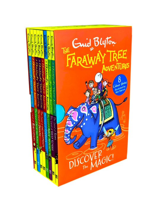 Enid Blyton The Faraway Tree Adventures 8 Book Colour Stories Boxset