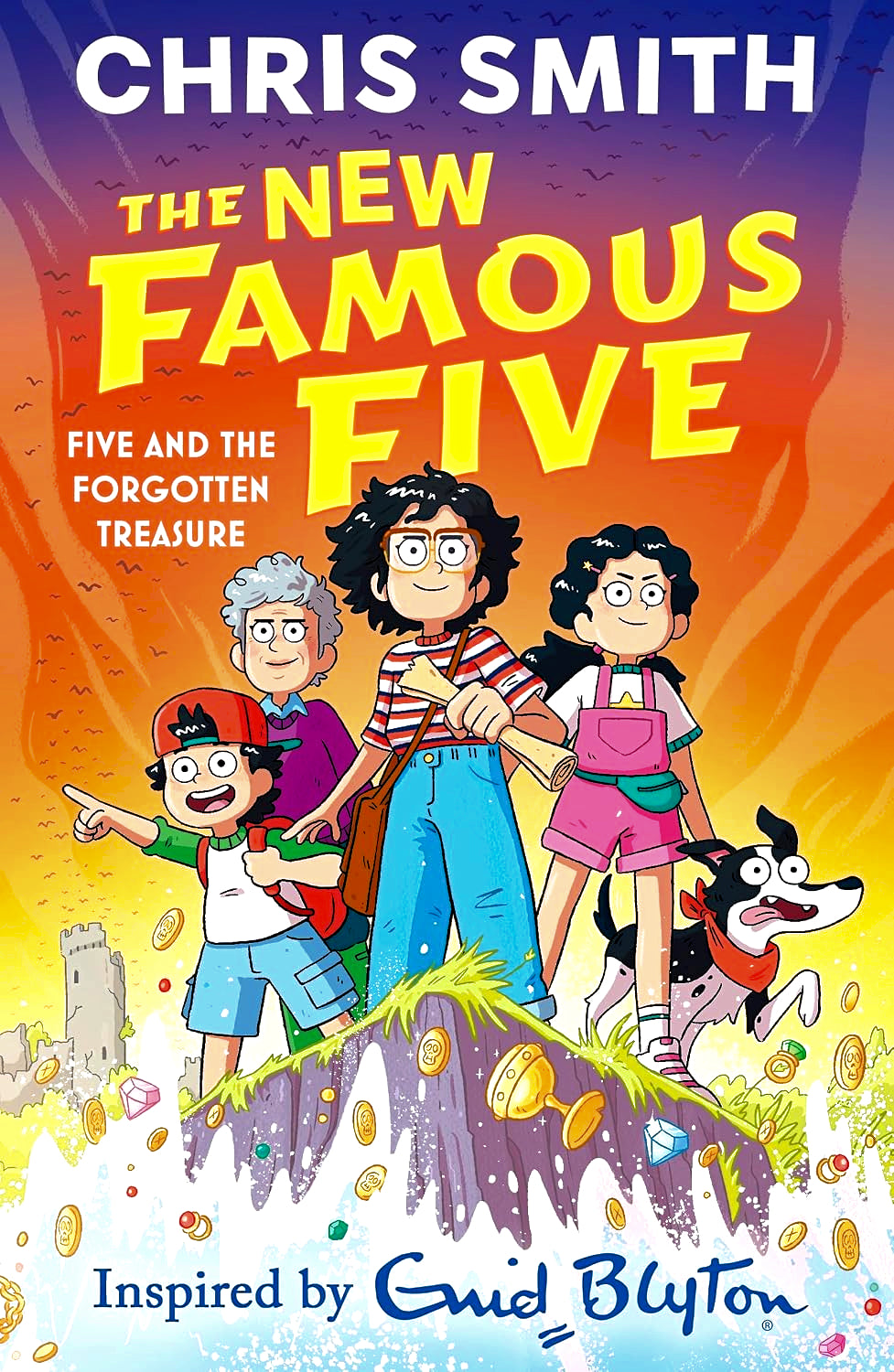 The New Famous Five: Five And The Forgotten Treasure by Chris Smith – book cover