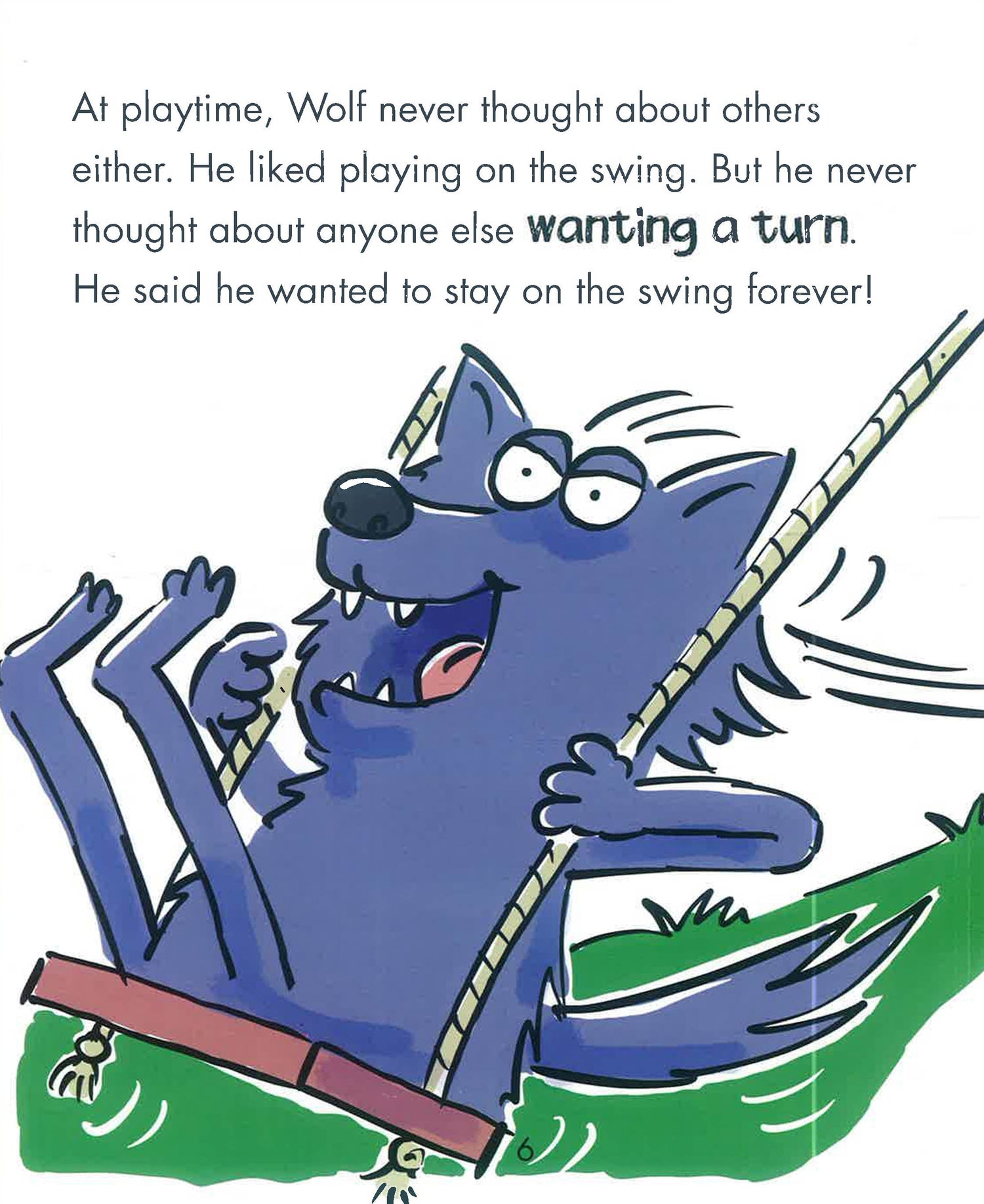 Behaviour Matters: Wolf Thinks Of Others - A Book About Empathy by Sue Graves – book cover