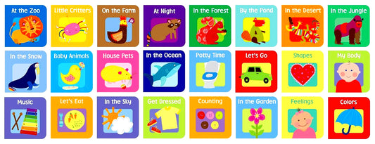 24 Mini Book Block: Early Learning