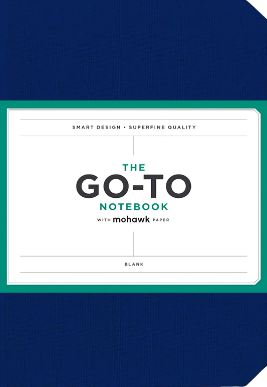 Go-To Notebook With Mohawk Paper, Midnight Blue Blank