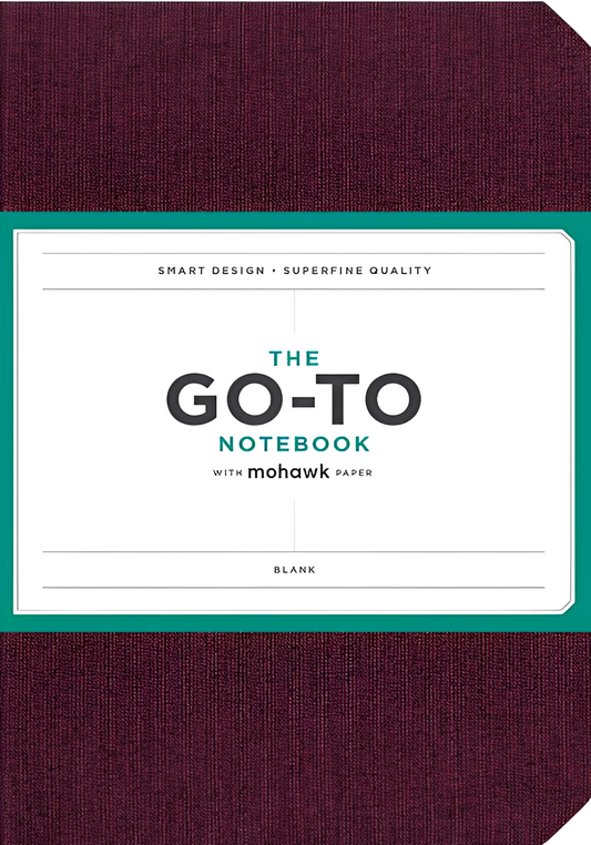 Go-To Notebook With Mohawk Paper, Mulberry Wine Blank