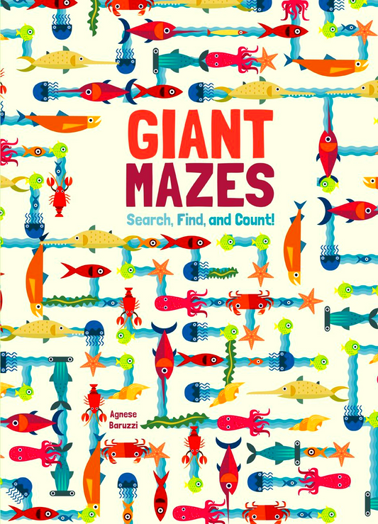 Giant Mazes: Search, Find, And Count!