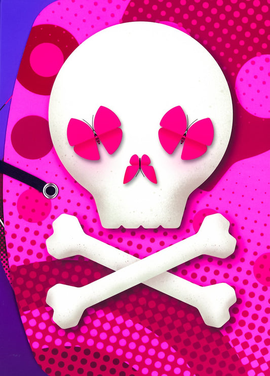 Skulls Tri Fold Notebook