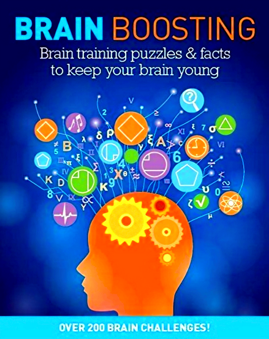 Brain Boosting: Brain Training Puzzles & Facts to Keep Your Brain Young