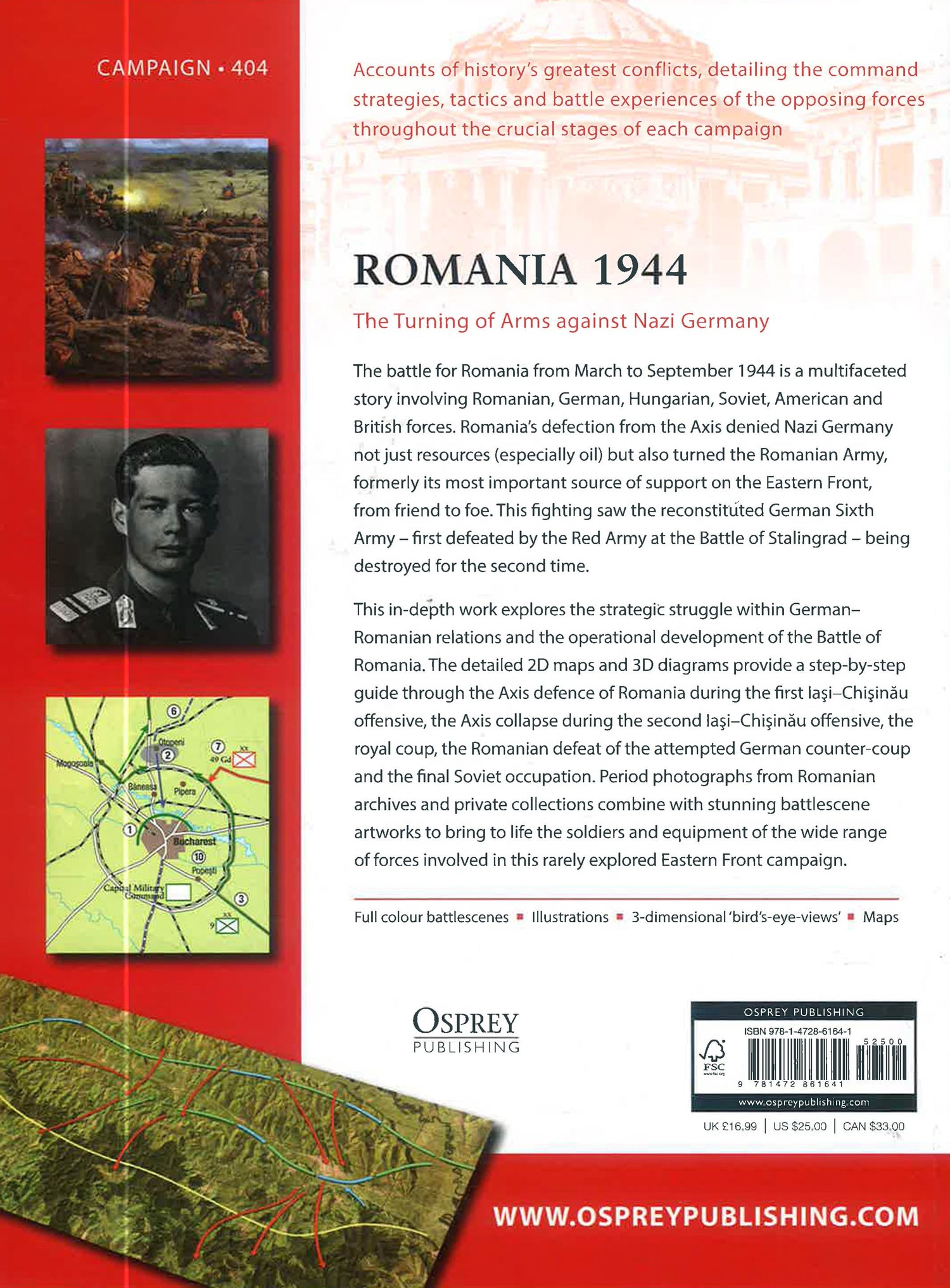Romania 1944: The Turning of Arms against Nazi Germany (Campaign, 404) by Grant T. Harward – book cover