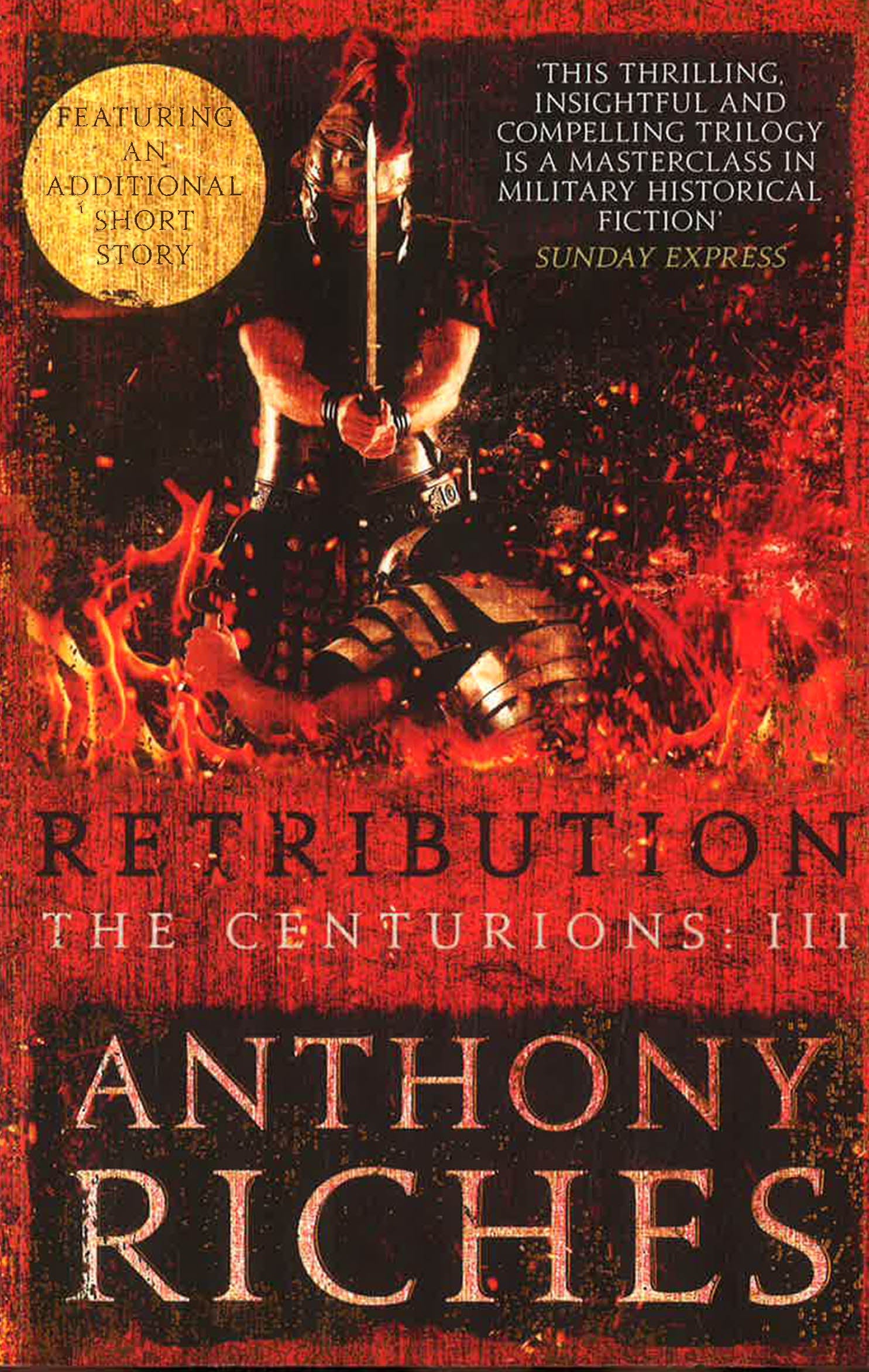 Retribution by Anthony Riches – book cover