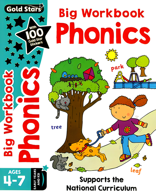 Gold Stars Big Workbook Phonics Ages 4-7 Early Years And Ks1