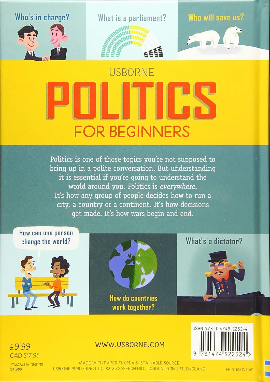 Making Politics Simple Usborne Politics for Beginners – BookXcess