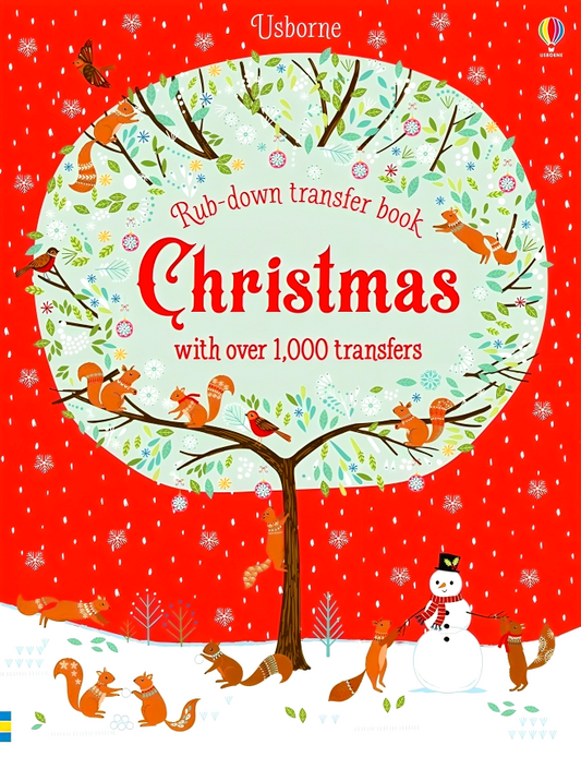 Usborne Rub Down Christmas Transfers