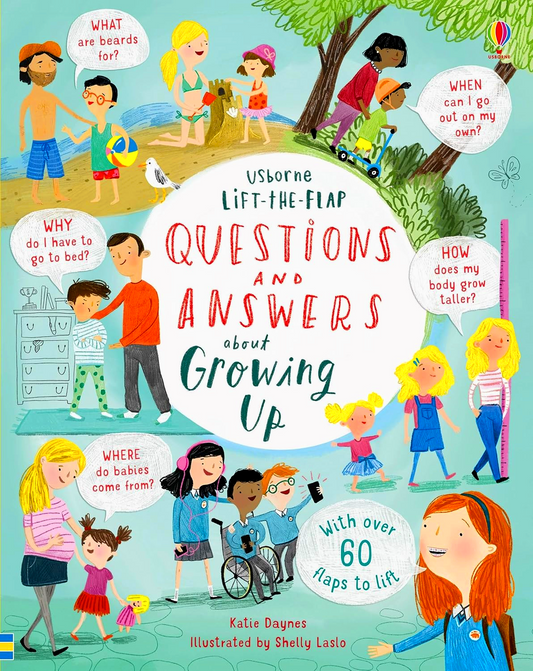 Usborne Lift The Flap: Questions & Answers About Growing Up