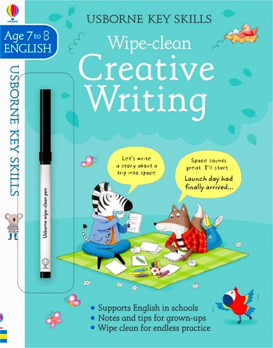 Usborne Wipe Clean Creative Writing Age 7-8