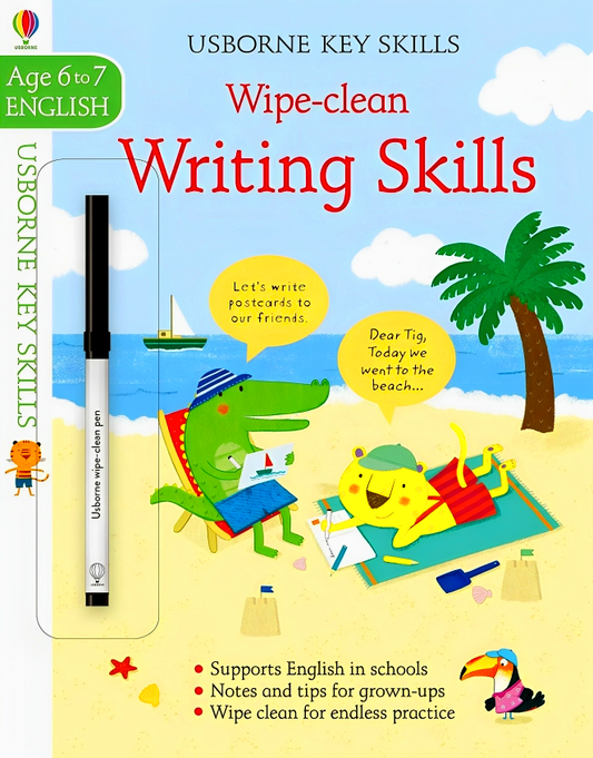 Usborne Wipe Clean Writing Skills Age 6-7