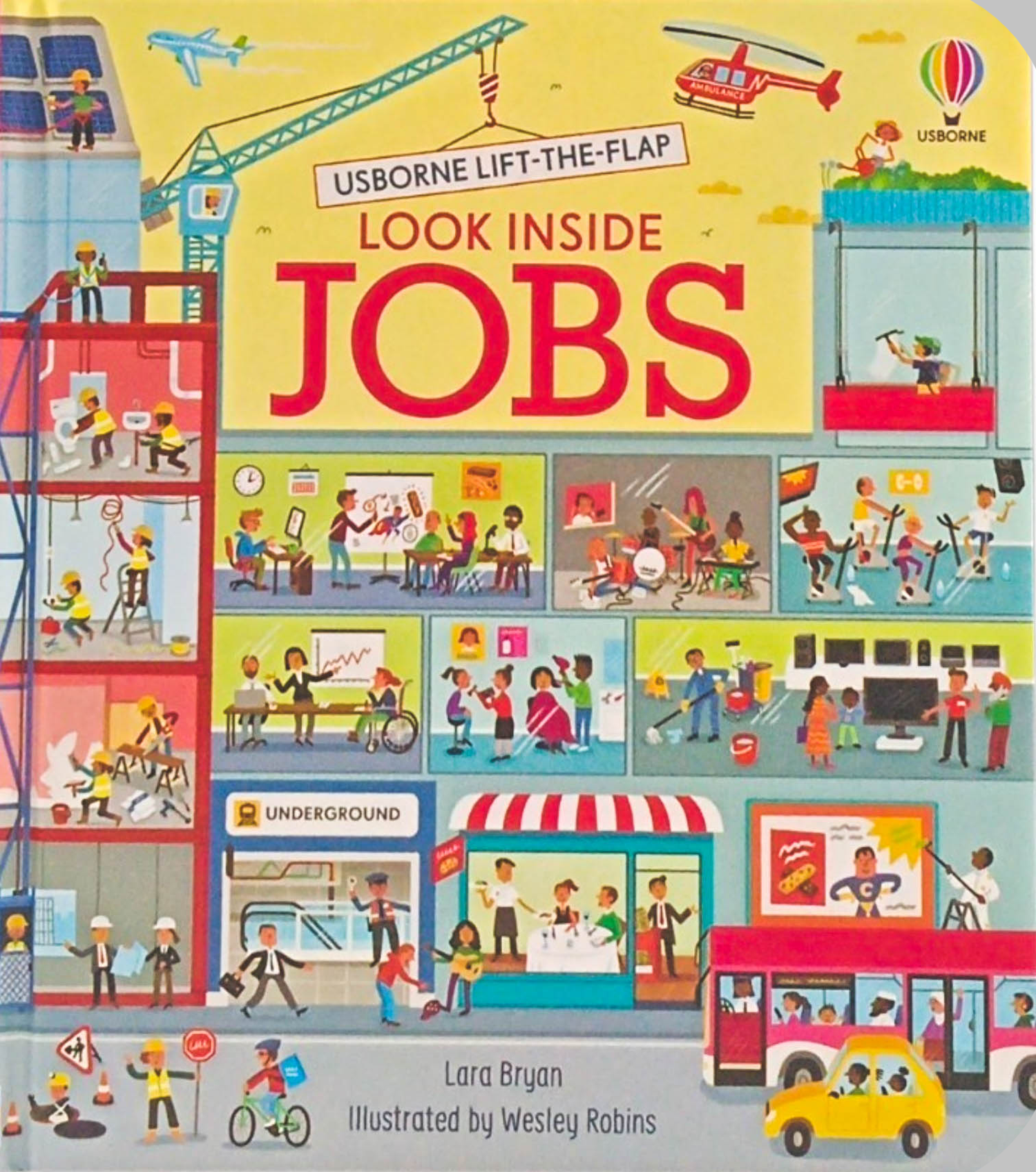 Usborne Look Inside Jobs by Lara Bryan – book cover