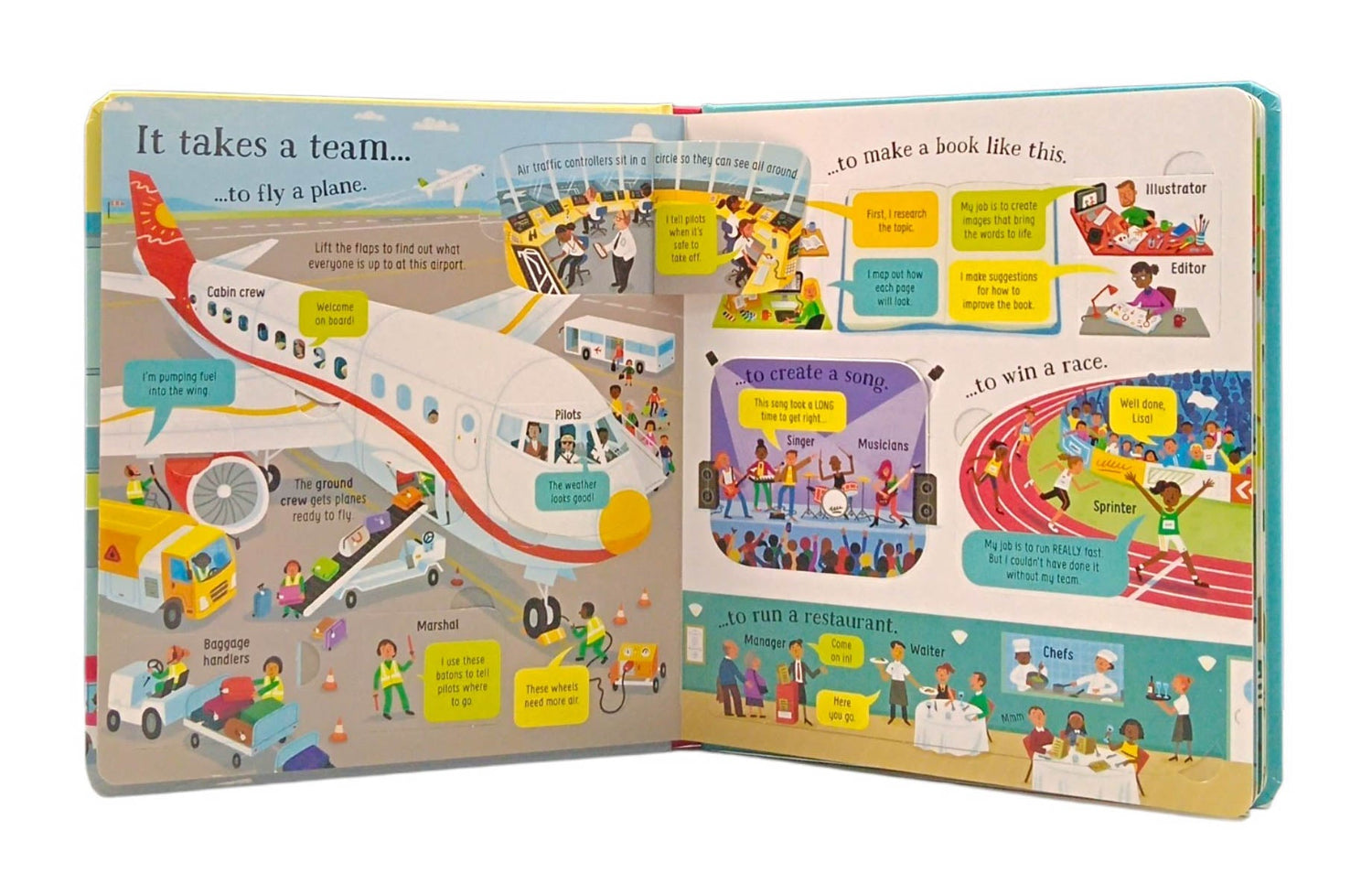 Usborne Look Inside Jobs by Lara Bryan – book cover