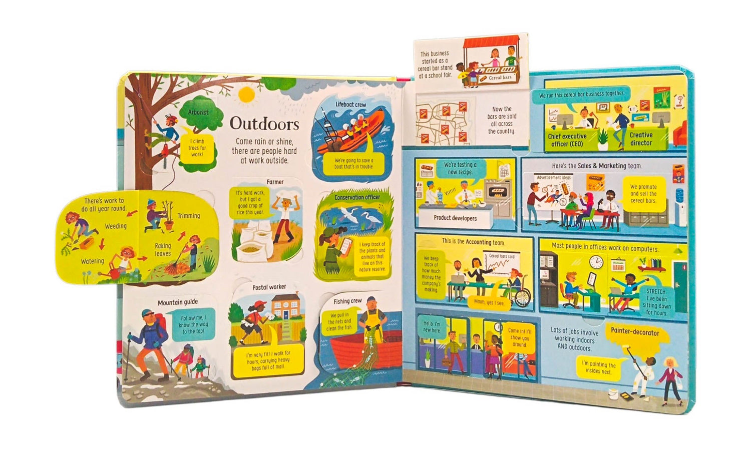 Usborne Look Inside Jobs by Lara Bryan – book cover
