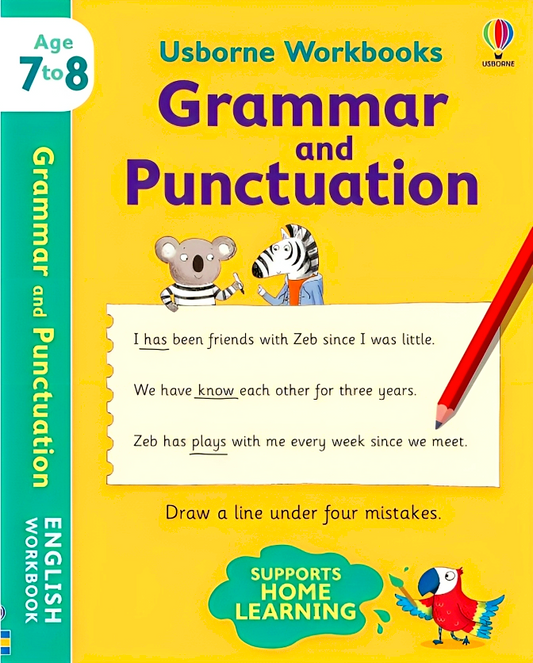 Usborne Workbooks Grammar And Punctuation 7-8