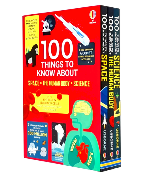 Usborne 100 Things to Know About 3 Books Collection Set