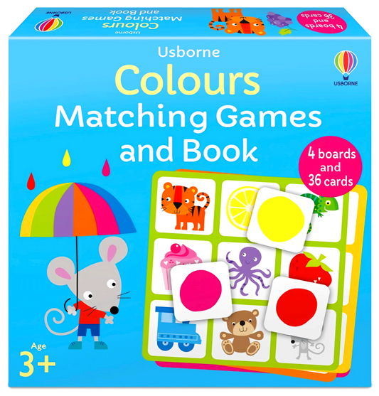 Usborne Colours Matching Games And Book