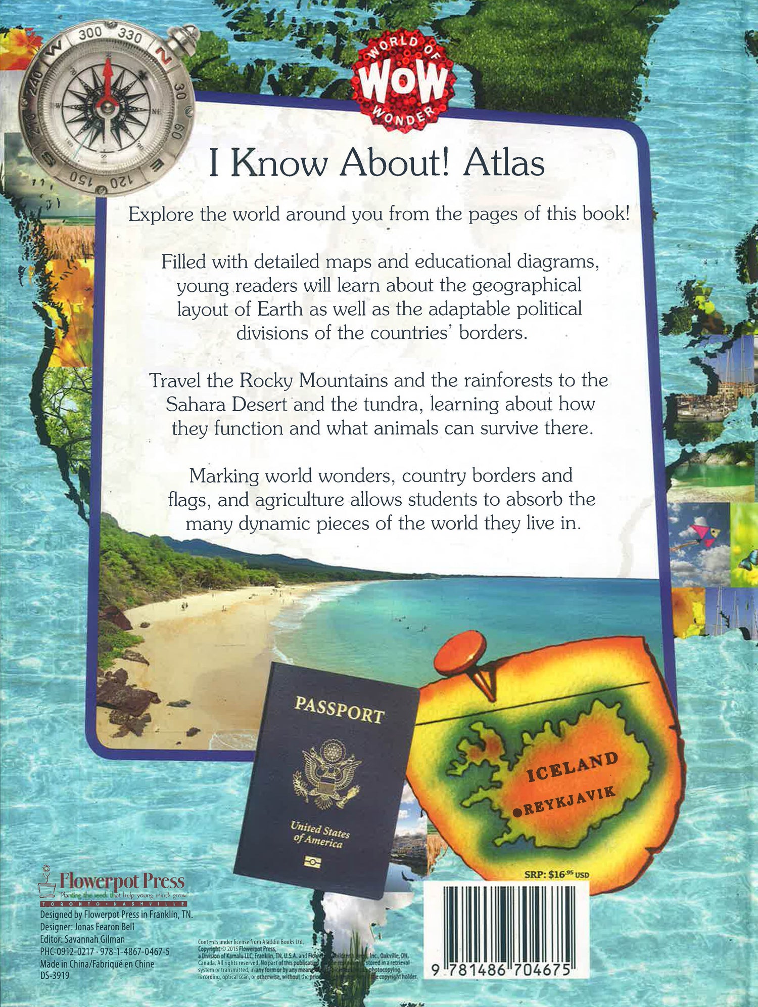 I Know About! The Young People's Atlas Of The World by Flowerpot Press – book cover