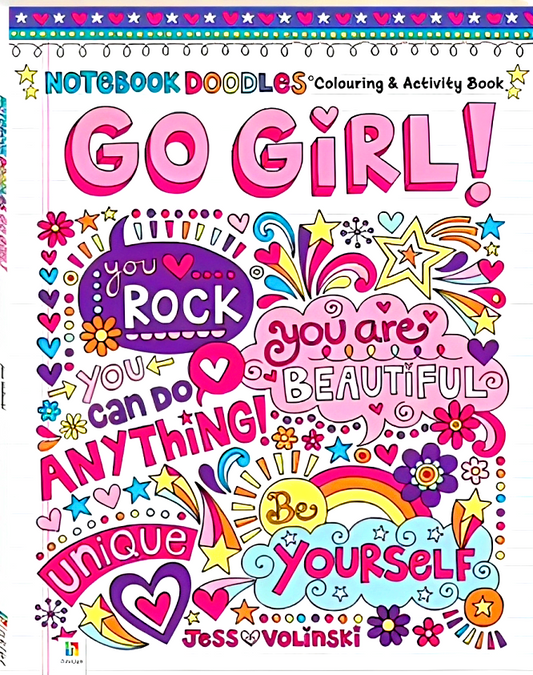 Go Girl! Notebook Doodles