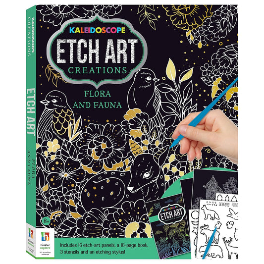Kaleidoscope Etch Art Creations Kit: Flora And Fauna