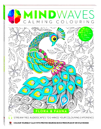 Mindwaves Calming Colouring: Flora & Fauna