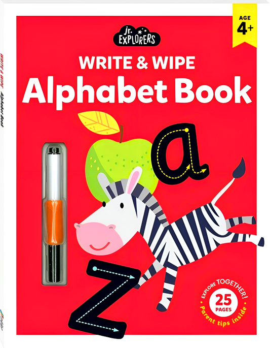 Junior Explorers Write And Wipe Book: Alphabet Book