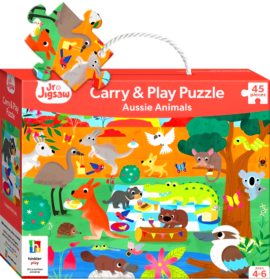 Junior Jigsaw Carry & Play: Aussie Animals