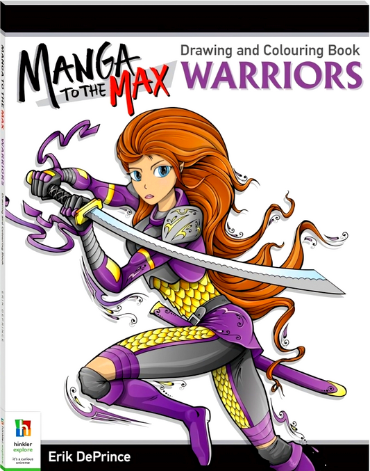Manga To The Max Warriors Drawing And Colouring