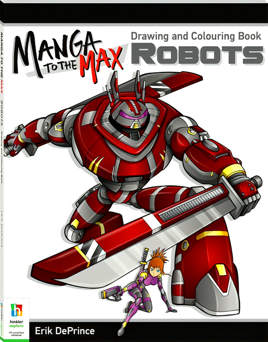 (Original Price RM17.90) Manga To The Max Robots Drawing And Colouring