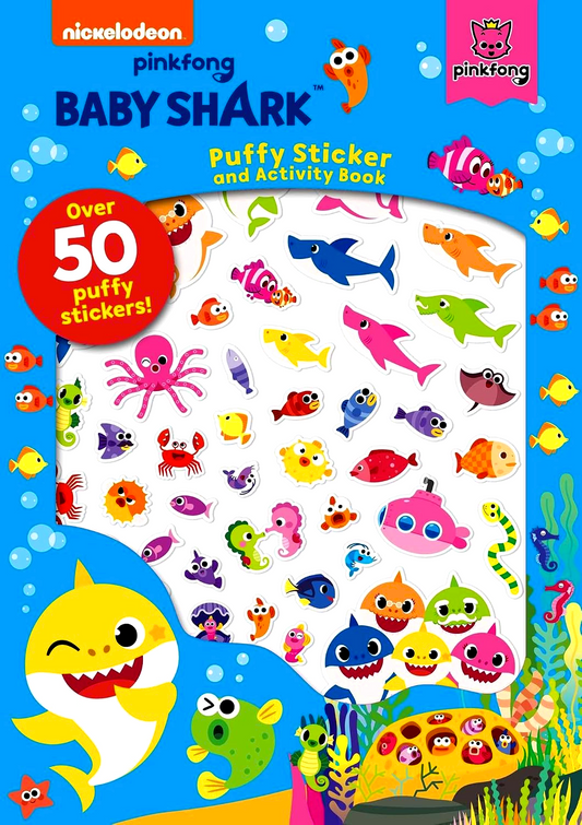 Baby Shark: Puffy Sticker And Activity Book