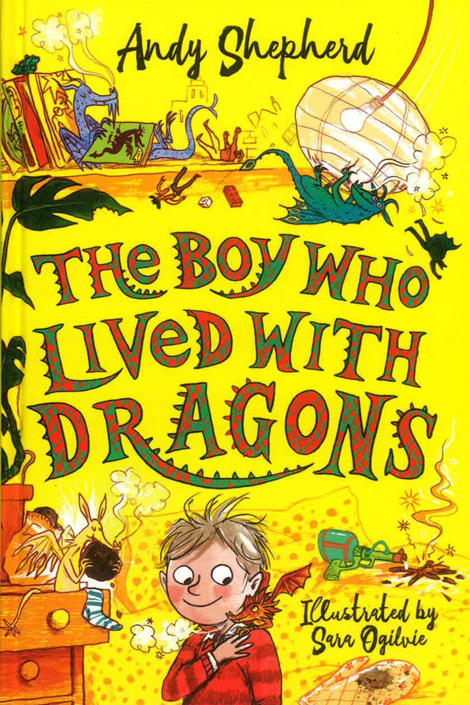 The Boy Who Lived With Dragons by Andy Shepherd – book cover