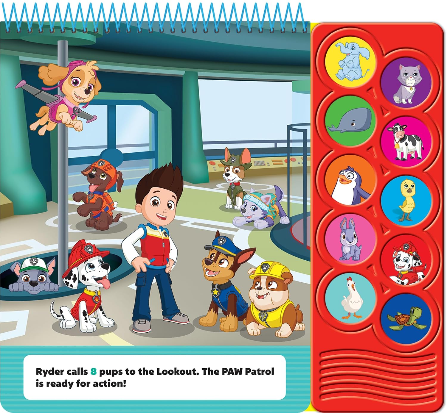 Nickelodeon Paw Patrol Learn With Me 1 2 3! by Editors Of Phoenix International Publications – book cover