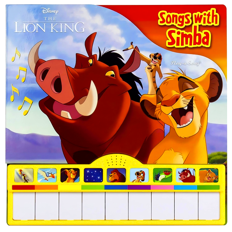 Disney The Lion King - Songs with Simba Piano Songbook with Built-In K