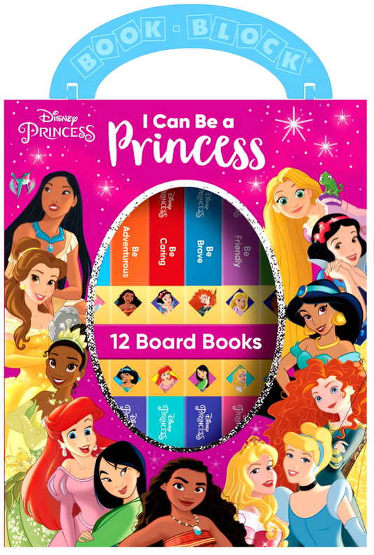 Disney Princess: I Can Be A Princess (12 Board Books)