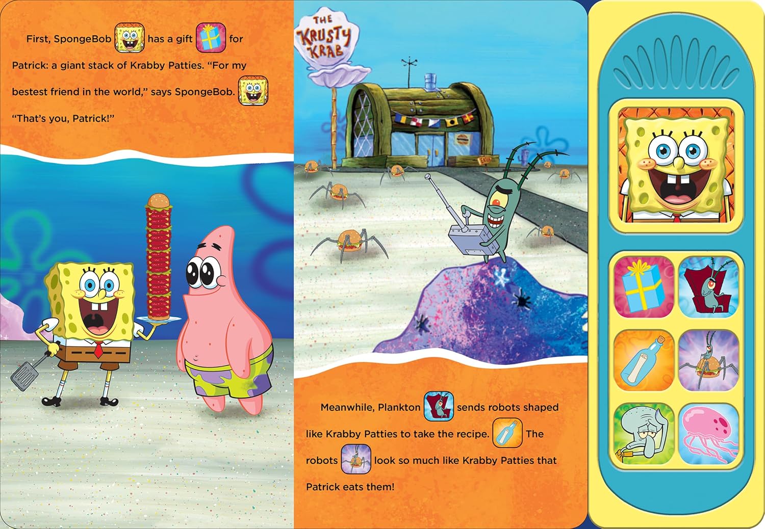 Nickelodeon Spongebob Squarepants: Happy Funday! Sound Book by Pi Kids – book cover