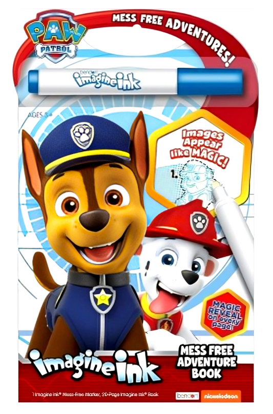 Imagine Ink Mess Free Game Books Paw Patrol