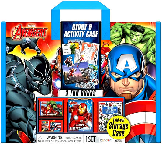 Marvel Avengers Story & Activity Fold-Out Case