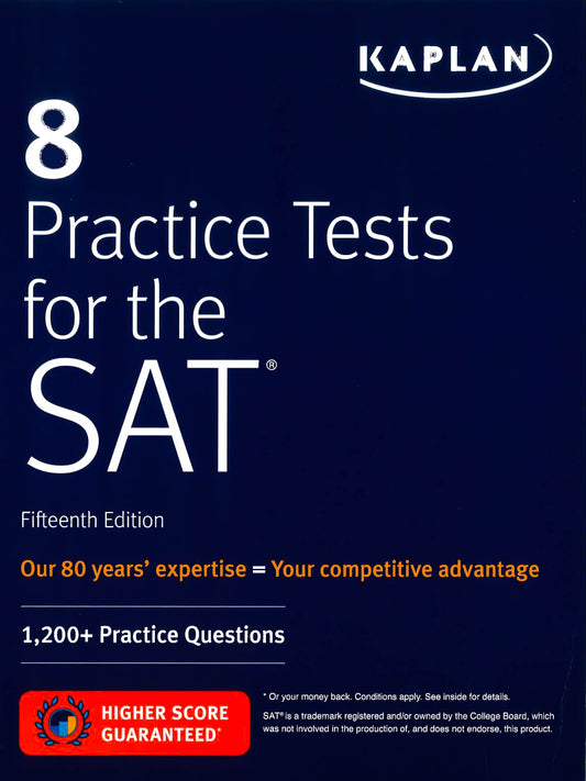 8 Practice Tests For The Sat