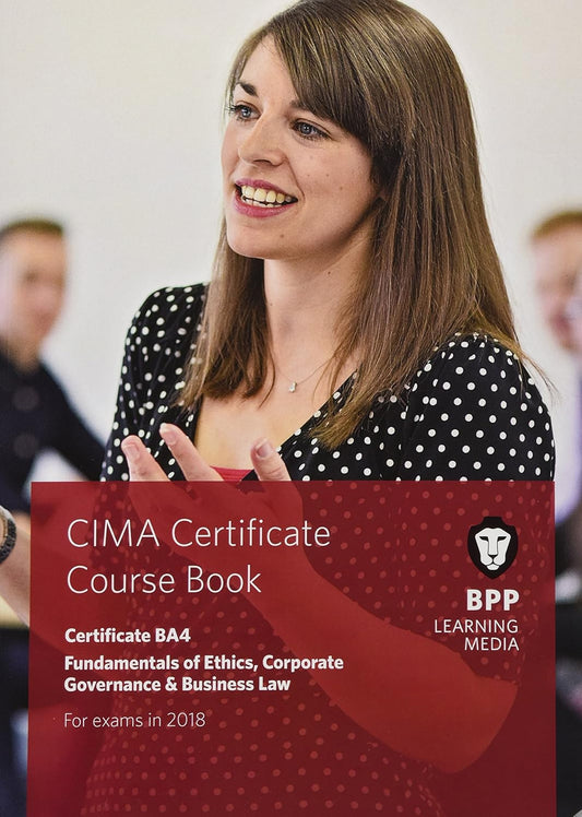 Cima Ba4 Fundamentals Of Ethics, Corporate Governance And Bu