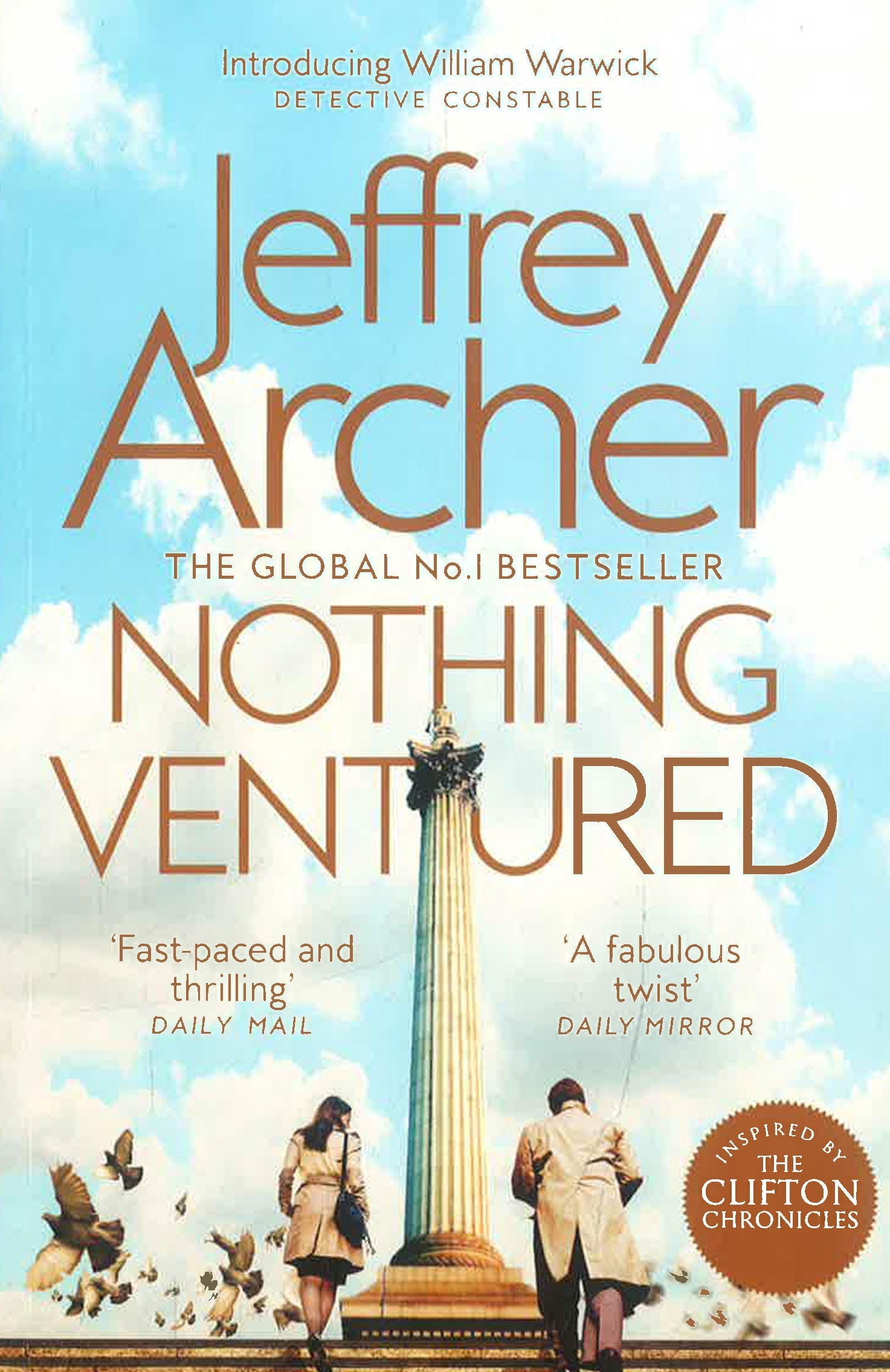 Nothing Ventured by Jeffrey Archer – book cover