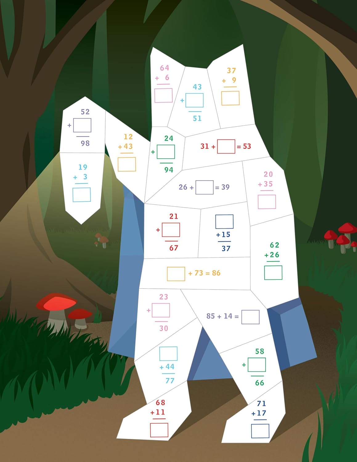 Learn By Sticker: More Addition & Subtraction by Workman Publishing – book cover