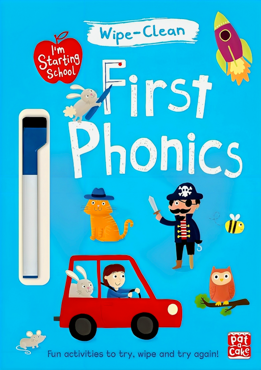 I'm Starting School: First Phonics: Wipe-Clean Book With Pen