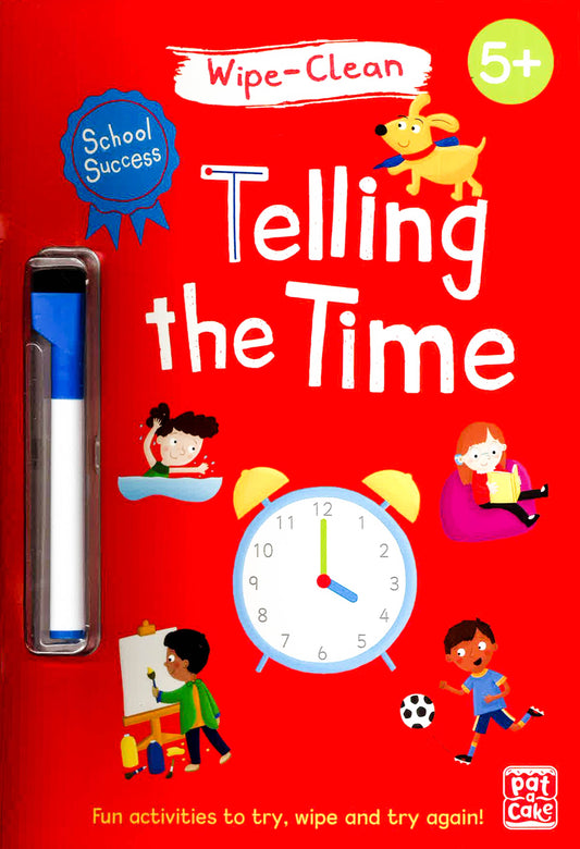 School Success: Telling the Time: Wipe-clean book with pen