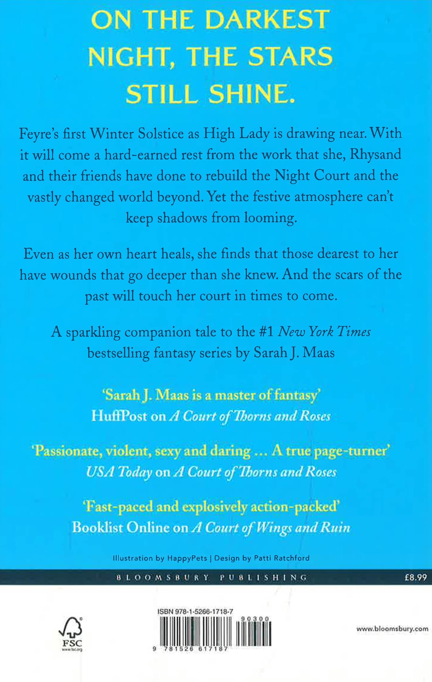 A Court of Frost and Starlight (ACOTAR #4) by Sarah J. Maas – book cover