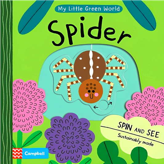 Campbell: Little Green World- Spider (Spin & See)
