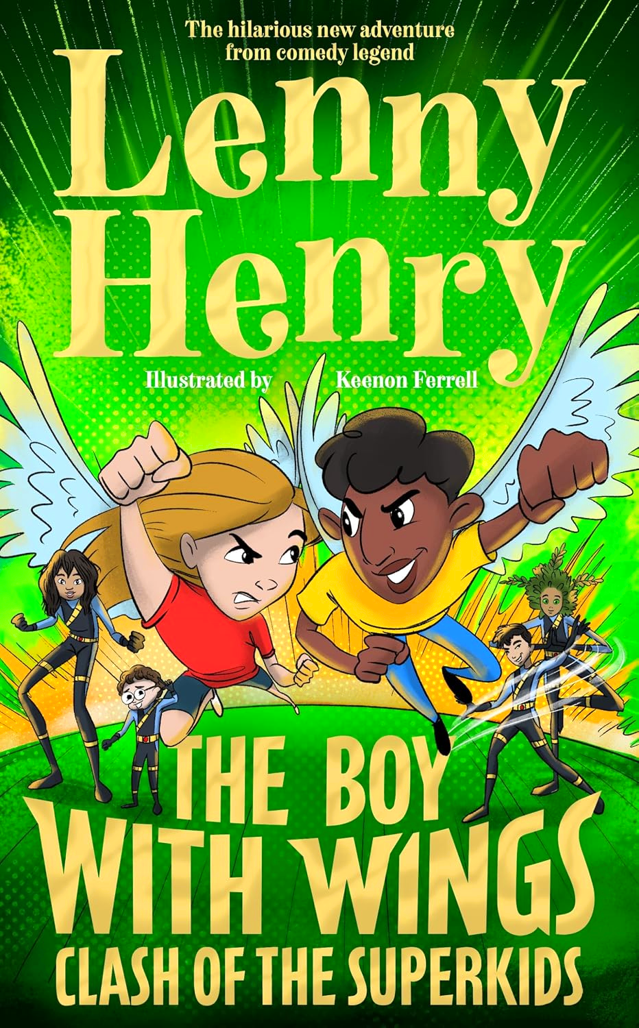 The Boy With Wings: Clash Of The Superkids by Lenny Henry – book cover