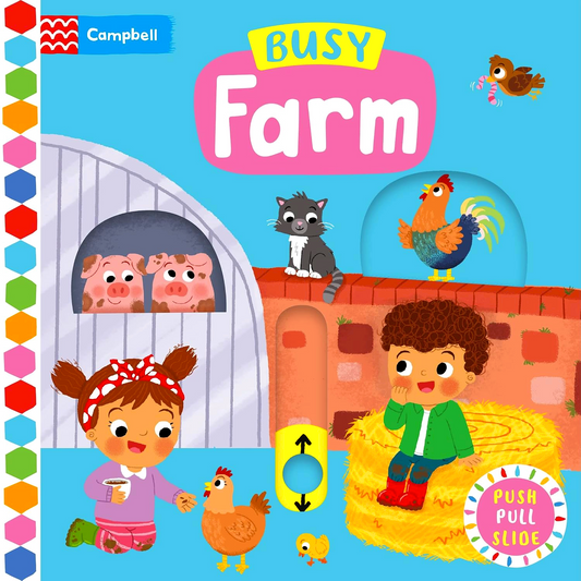 Campbell Busy Farm (Push Pull Slide)